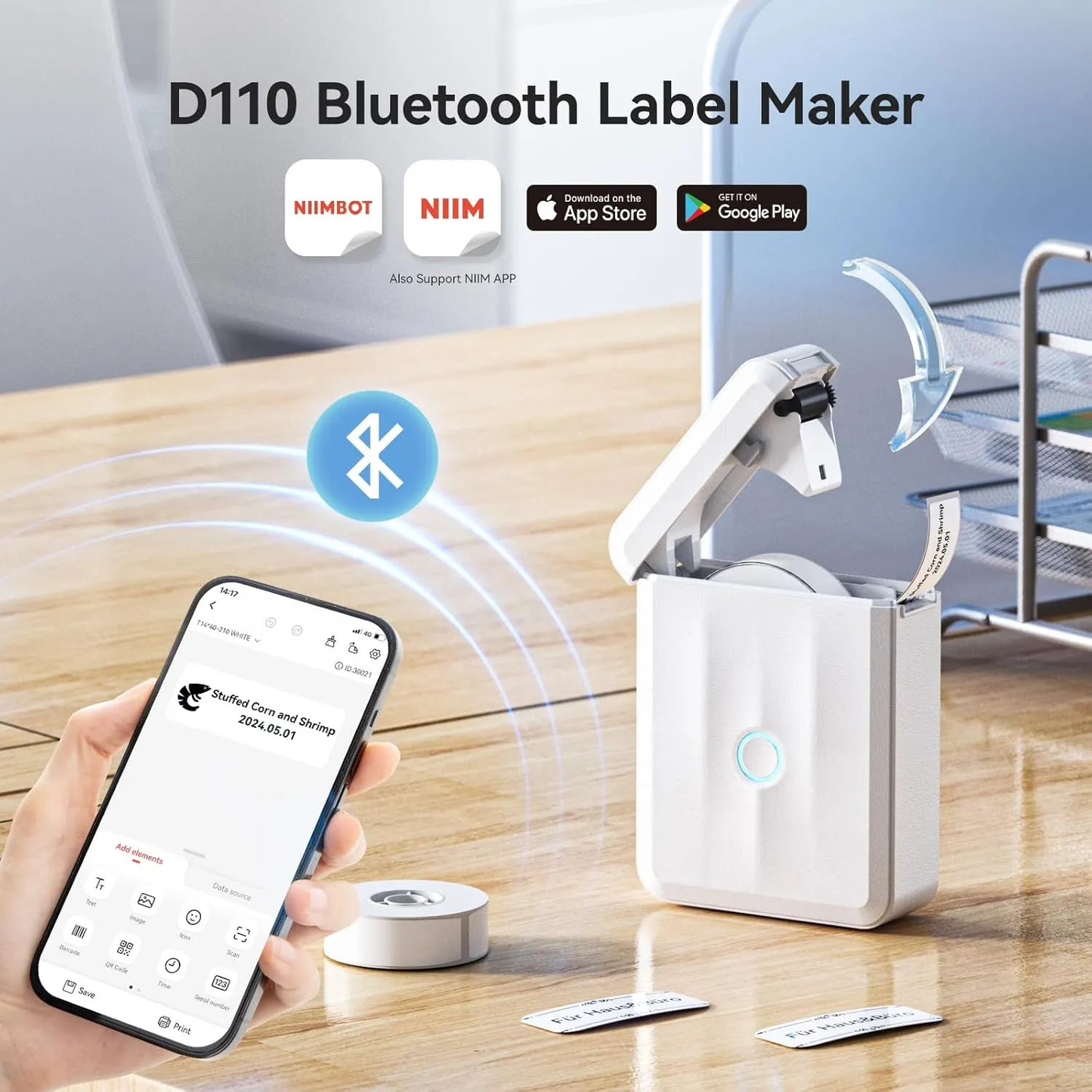 Smart Bluetooth Label Printer