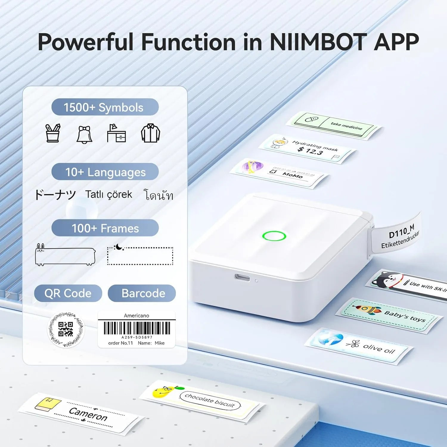 Smart Bluetooth Label Printer